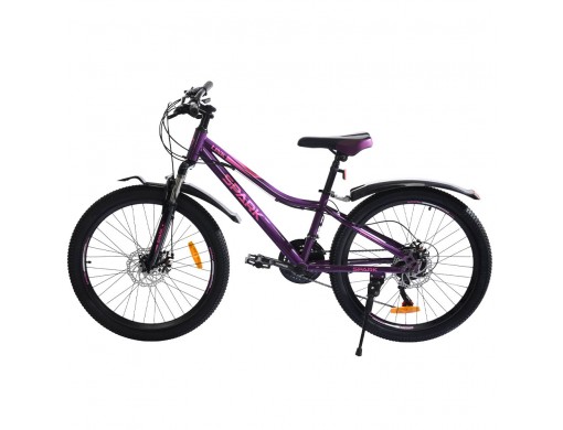 Велосипед SPARK LINK (колеса - 24", сталева рама - 12") фіолетовий