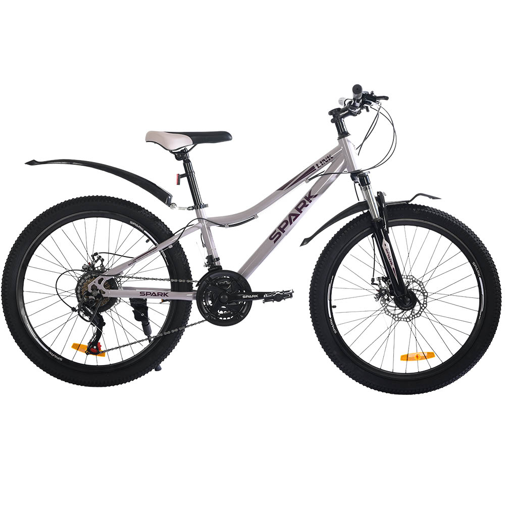 Велосипед SPARK LINK (колеса - 24", сталева рама - 12") світло-бузковий