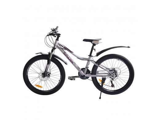 Велосипед SPARK LINK (колеса - 24", сталева рама - 12") світло-бузковий