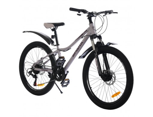 Велосипед SPARK LINK (колеса - 24", сталева рама - 12") світло-бузковий