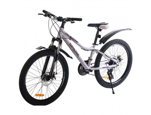 Велосипед SPARK LINK (колеса - 24", сталева рама - 12") світло-бузковий