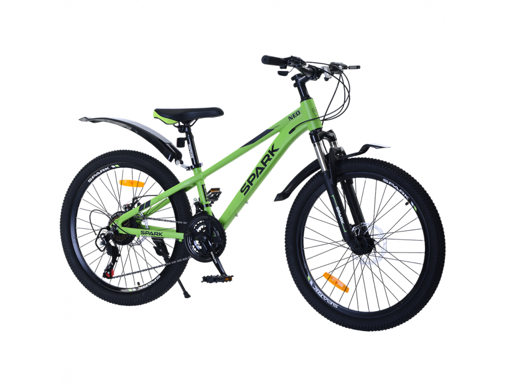 Велосипед SPARK NEO (колеса - 24", алюминиевая рама - 11") зеленый