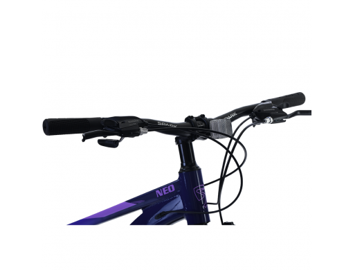 Велосипед SPARK NEO (колеса - 24", алюминиевая рама - 11") тёмно-фиолетовый с фиолетовым