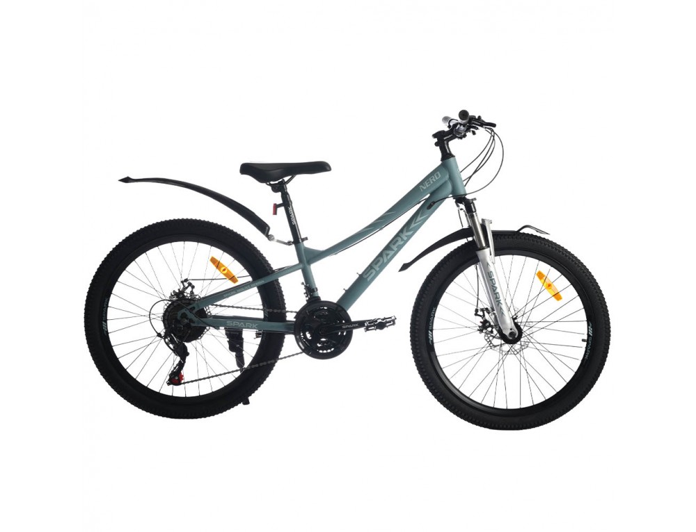 Велосипед SPARK NERO (колеса - 24", сталева рама - 11") темно-бірюзовий