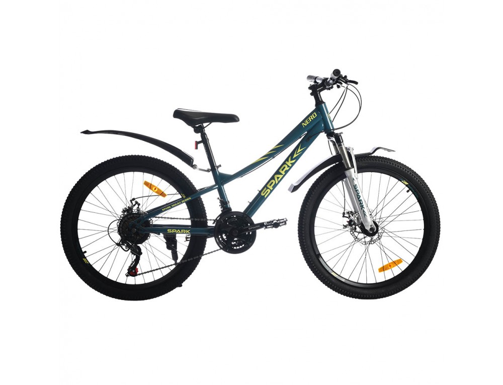 Велосипед SPARK NERO (колеса – 24", сталева рама – 11") темно-м'ятний