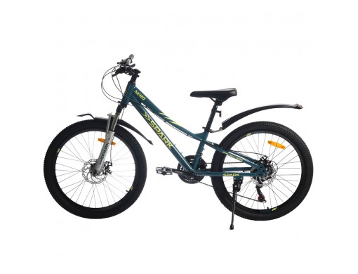Велосипед SPARK NERO (колеса – 24", сталева рама – 11") темно-м'ятний