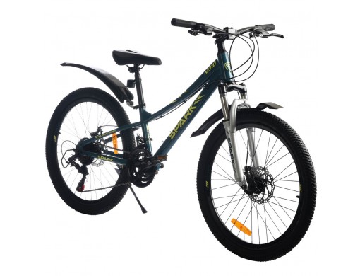 Велосипед SPARK NERO (колеса – 24", сталева рама – 11") темно-м'ятний