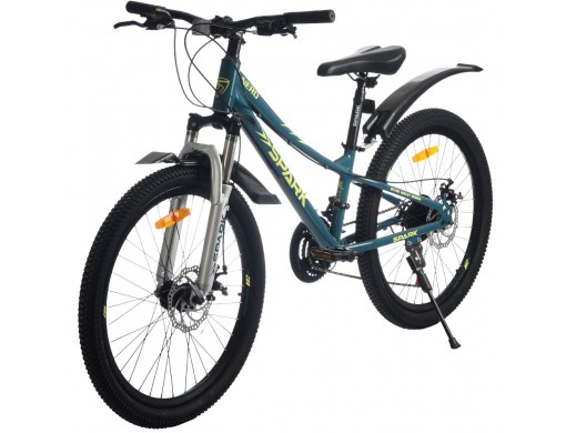 Велосипед SPARK NERO (колеса – 24", сталева рама – 11") темно-м'ятний