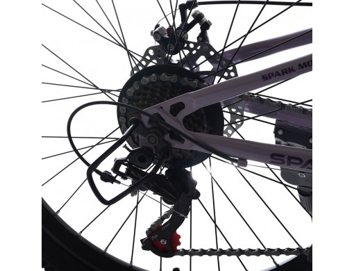 Велосипед SPARK NERO (колеса - 24", сталева рама - 12") світло-бузковий