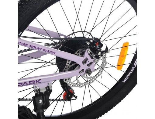 Велосипед SPARK NERO (колеса - 24", сталева рама - 12") світло-бузковий