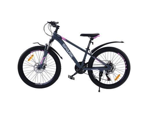Велосипед SPARK SKY (колеса - 24", алюминиевая рама - 12") графитовый
