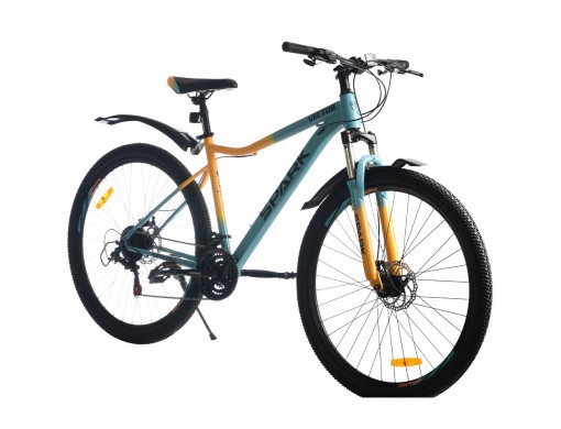 Велосипед SPARK VECTOR (колеса – 29", сталева рама – 19") блакитний з жовтим