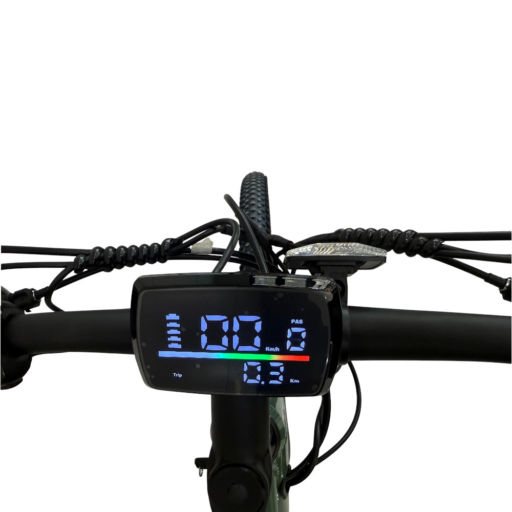 Велосипед з електромотором SPARK E-MTB SHADOW 15 48V/500W/12,8Ah блакитний (м)