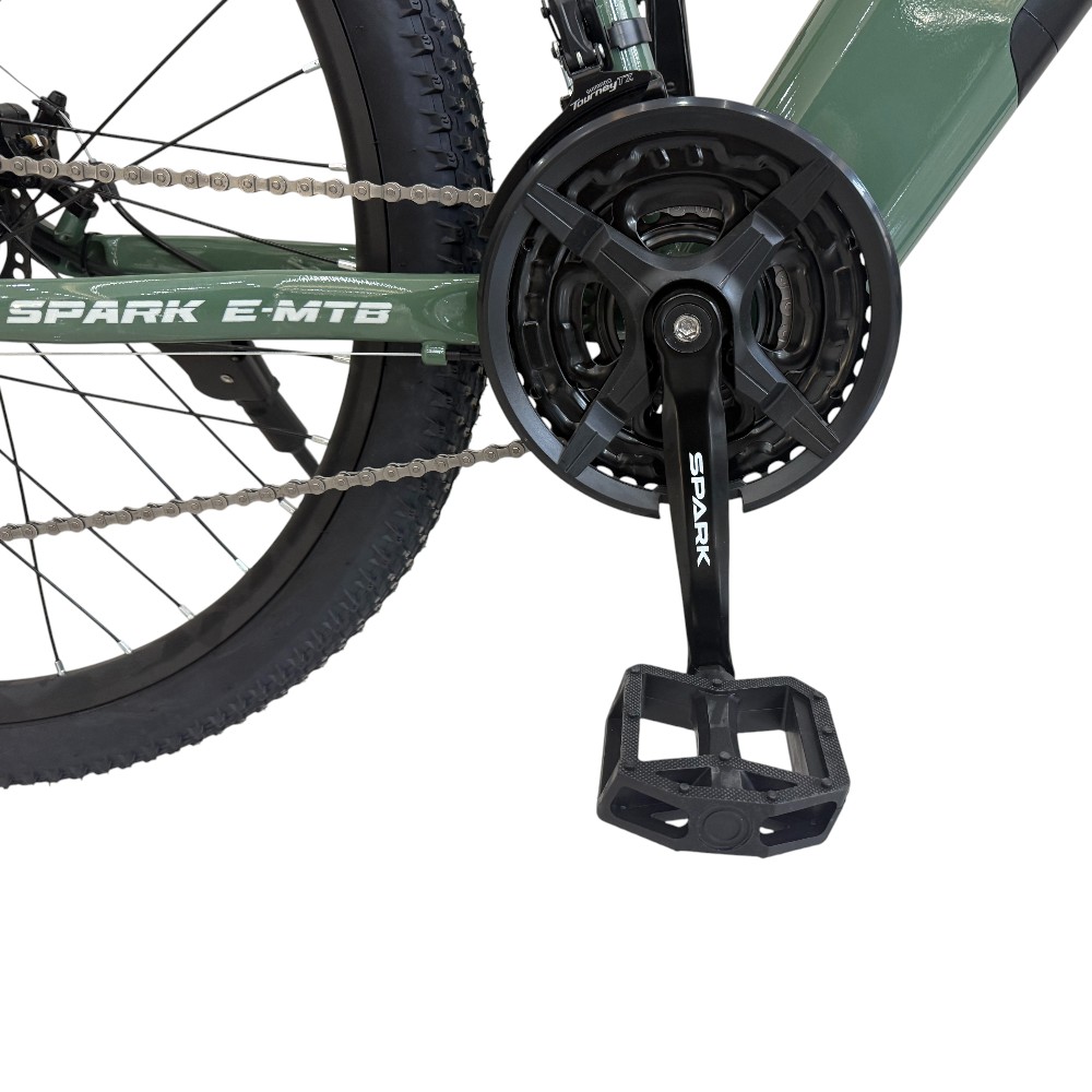 Велосипед з електромотором SPARK E-MTB SHADOW 15 48V/500W/12,8Ah блакитний (м)